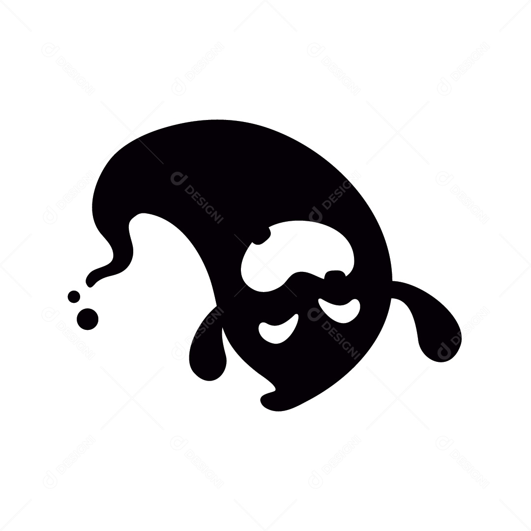 Fantasma de Halloween Ilustração Vetor EPS