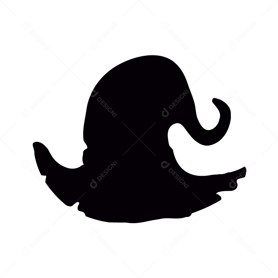 Chapéu de Bruxa Ilustração Vetor EPS