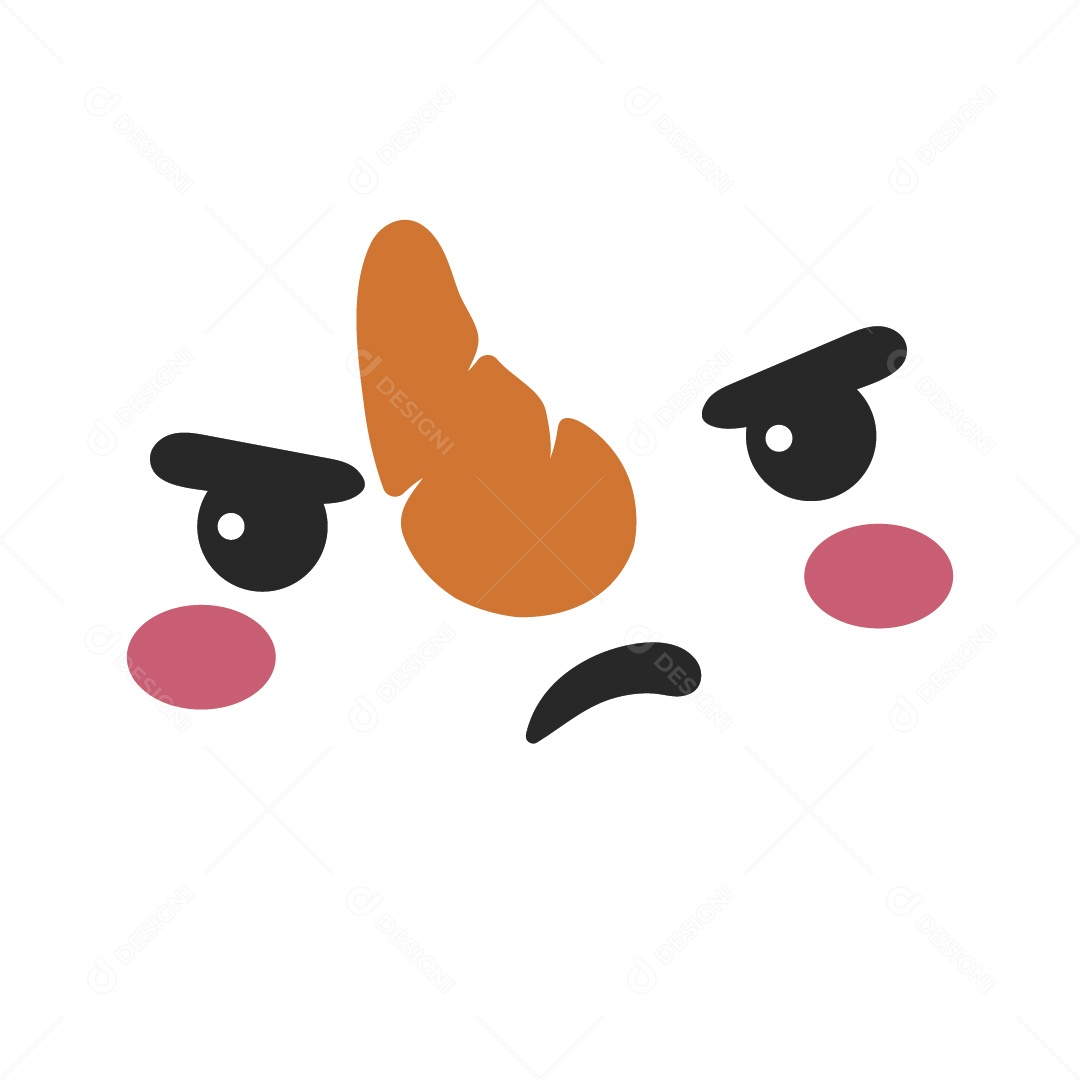 Boneco de Neve para Halloween do Dia das Bruxas Vetor EPS