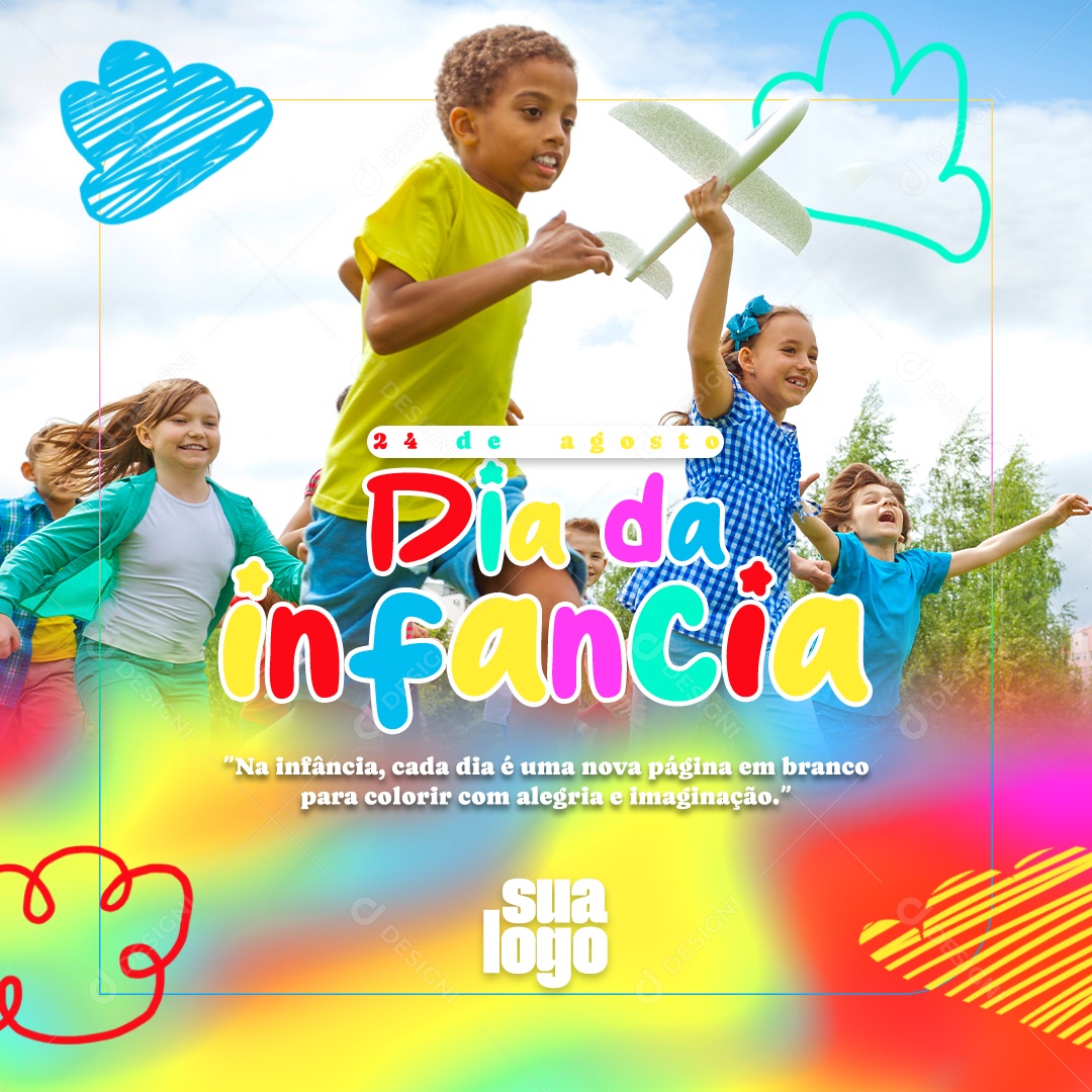 Dia Da Infância Social Media PSD Editável