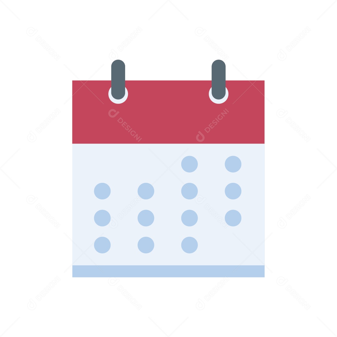 Calendário Ilustração Vetor EPS