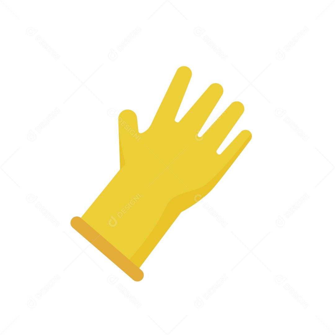 Luxa de Limpeza Amarela Ilustração Vetor EPS