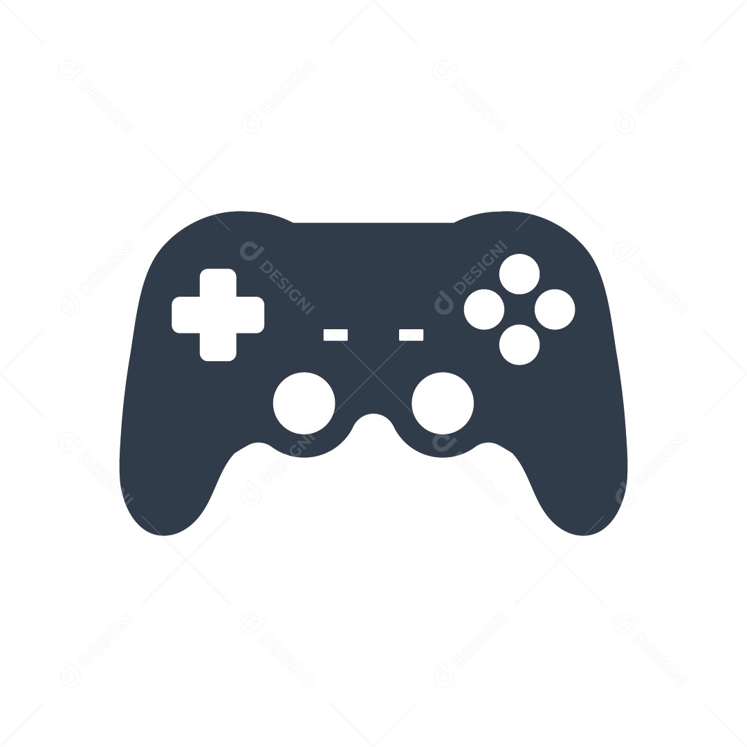 Console de Vídeo Game Ilustração Vetor EPS