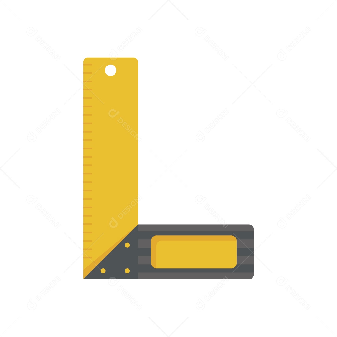 Esquadro Ilustração Vetor EPS