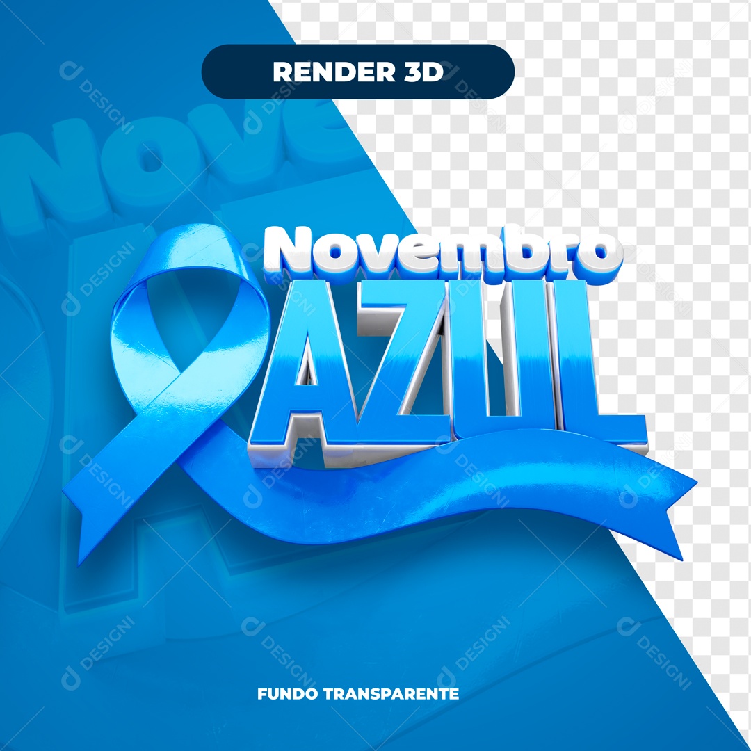 Novembro azul Social Media PSD Editável