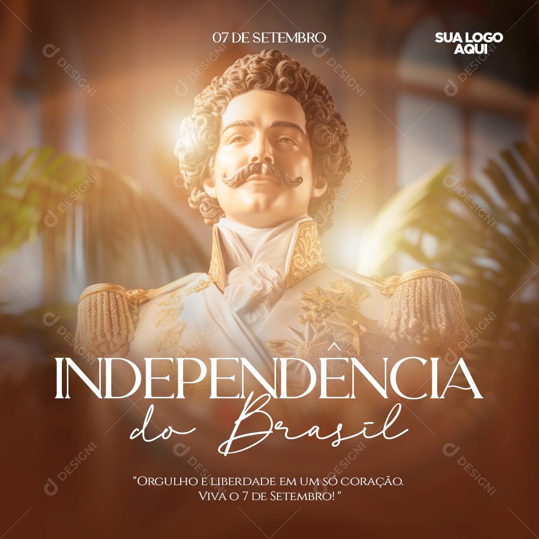 Social Media Independência Do Brasil Orgulho e Liberdade PSD Editável