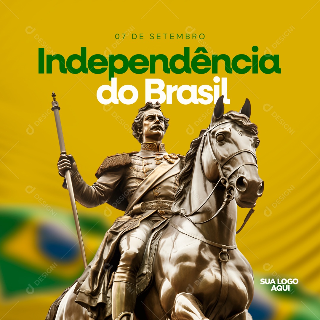 Independência Do Brasil 07 De Setembro Social Media PSD Editável