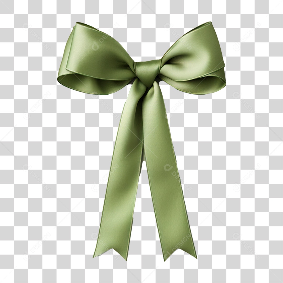 Laço Verde PNG Transparente