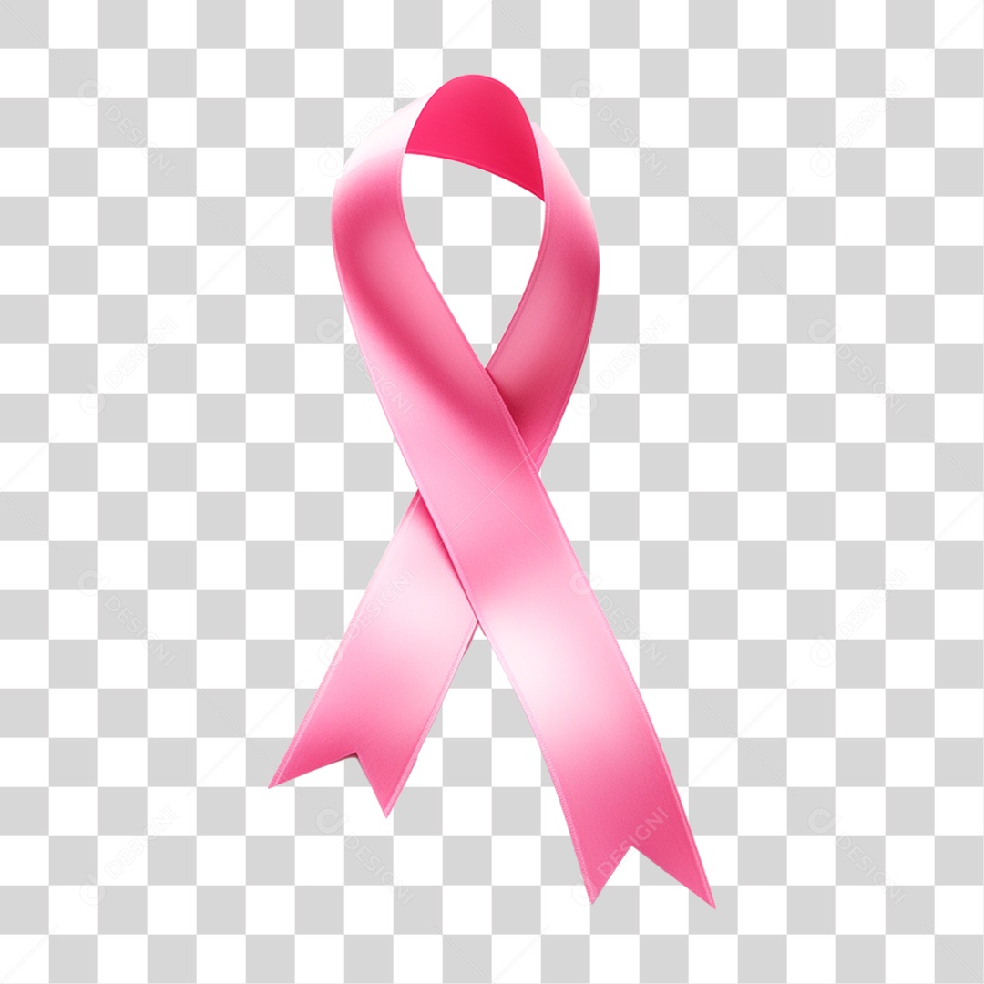 Laço Rosa Outubro Rosa PNG Transparente