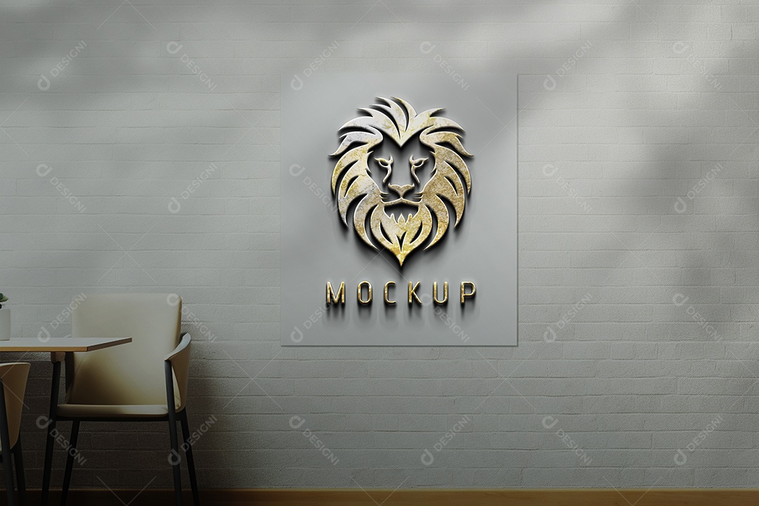 Mockup Logo Águia Para Composição PSD