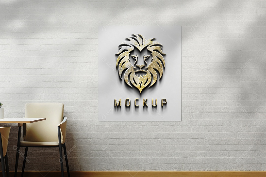 Mockup Logo Águia Para Composição PSD