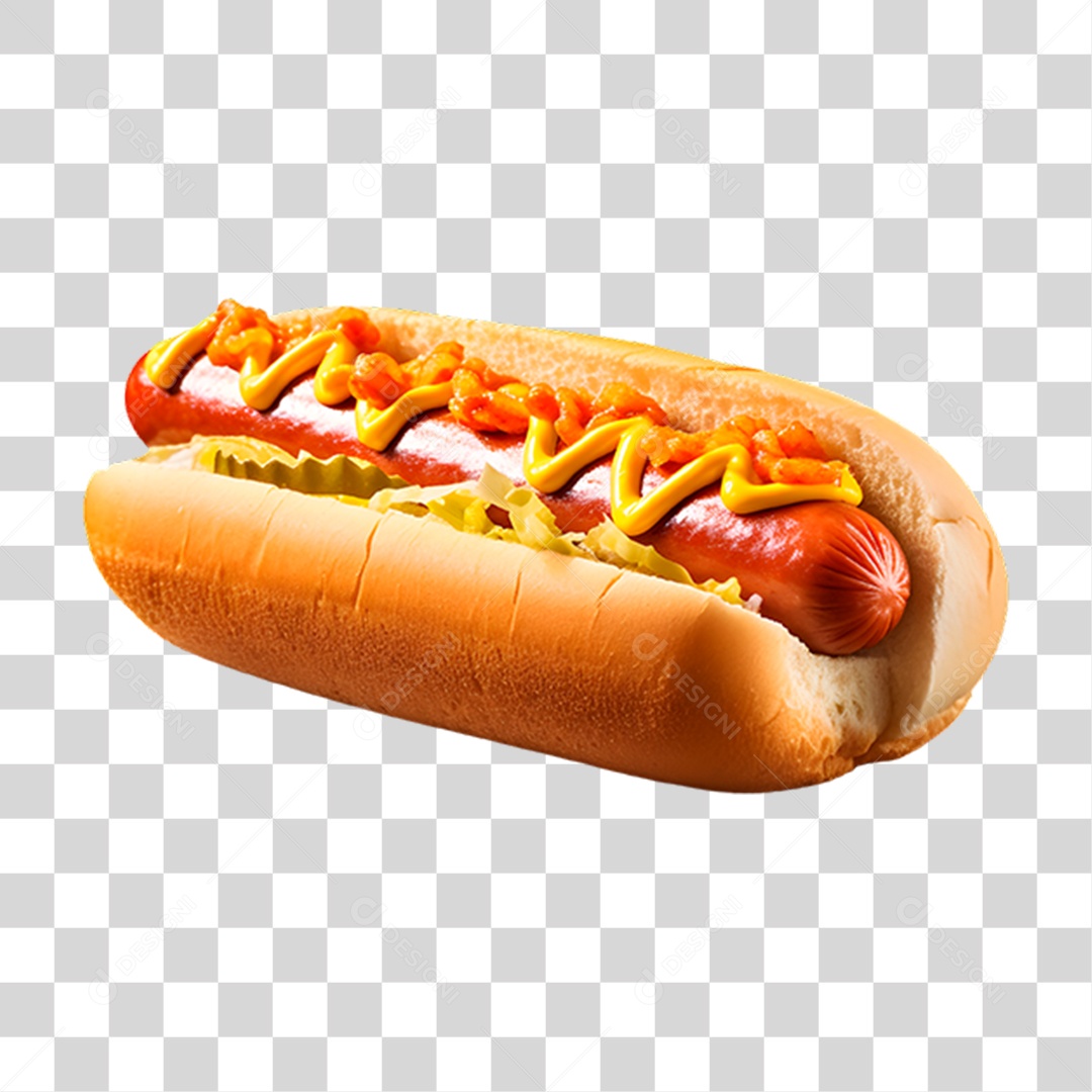 Cachorro Quente Hot-Dog PNG Transparente