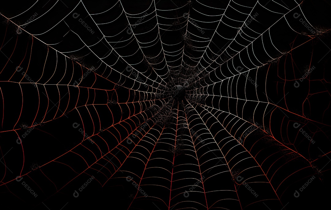 Teia de aranha estilo halloween