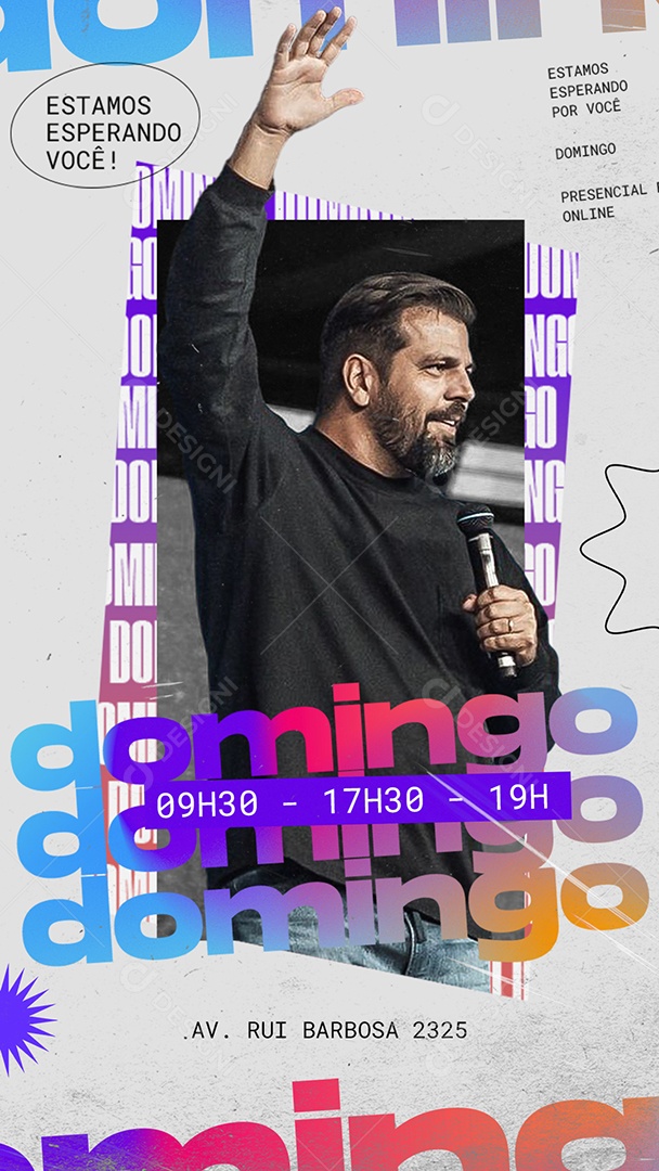 Social Media Story Domingo PSD Editável