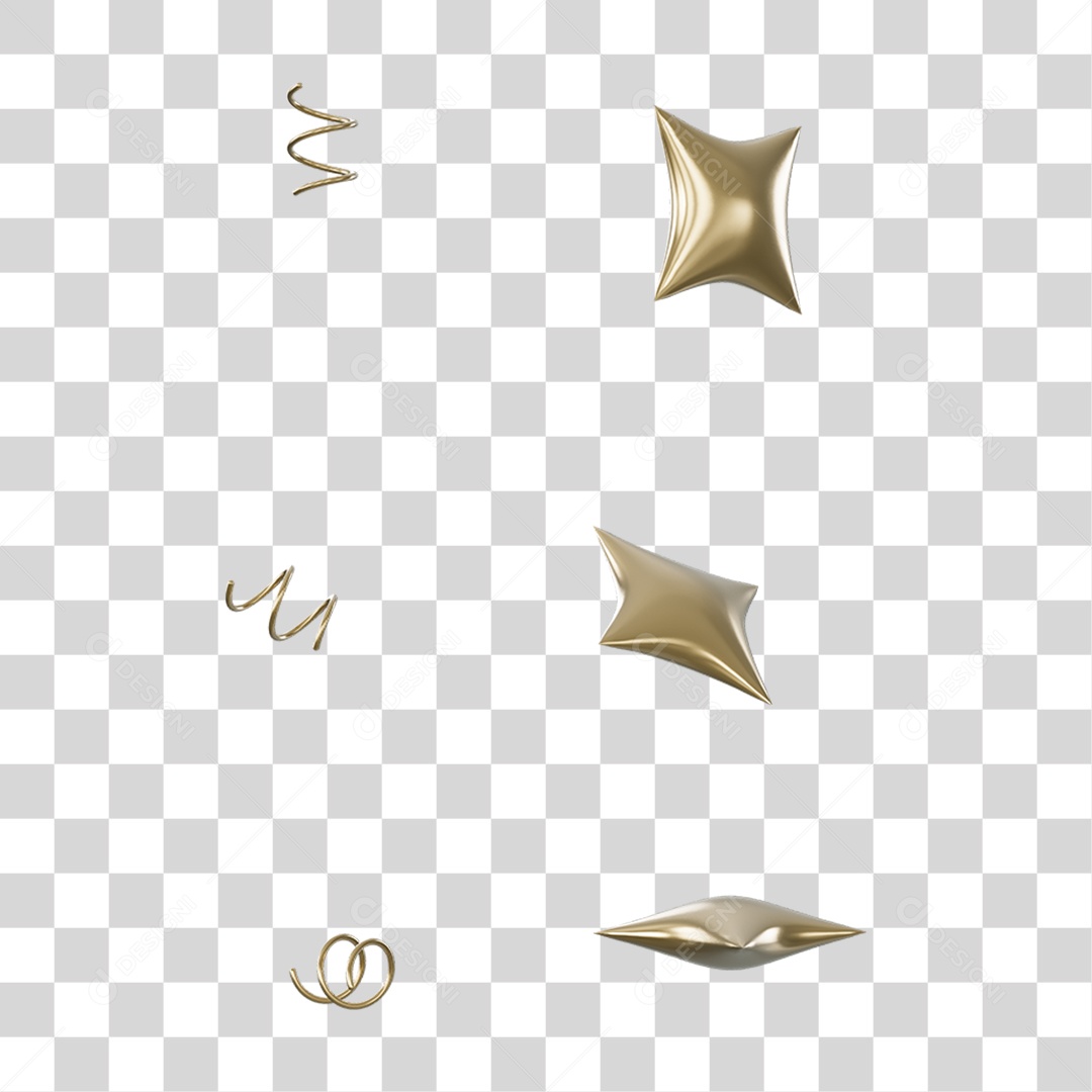 Estrelas Dia dos Namorados PNG Transparente
