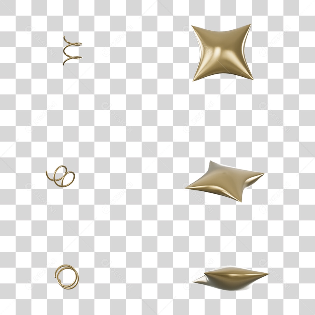 Estrelas Dia dos Namorados PNG Transparente