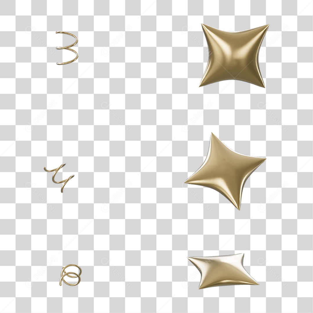 Estrelas Dia dos Namorados PNG Transparente