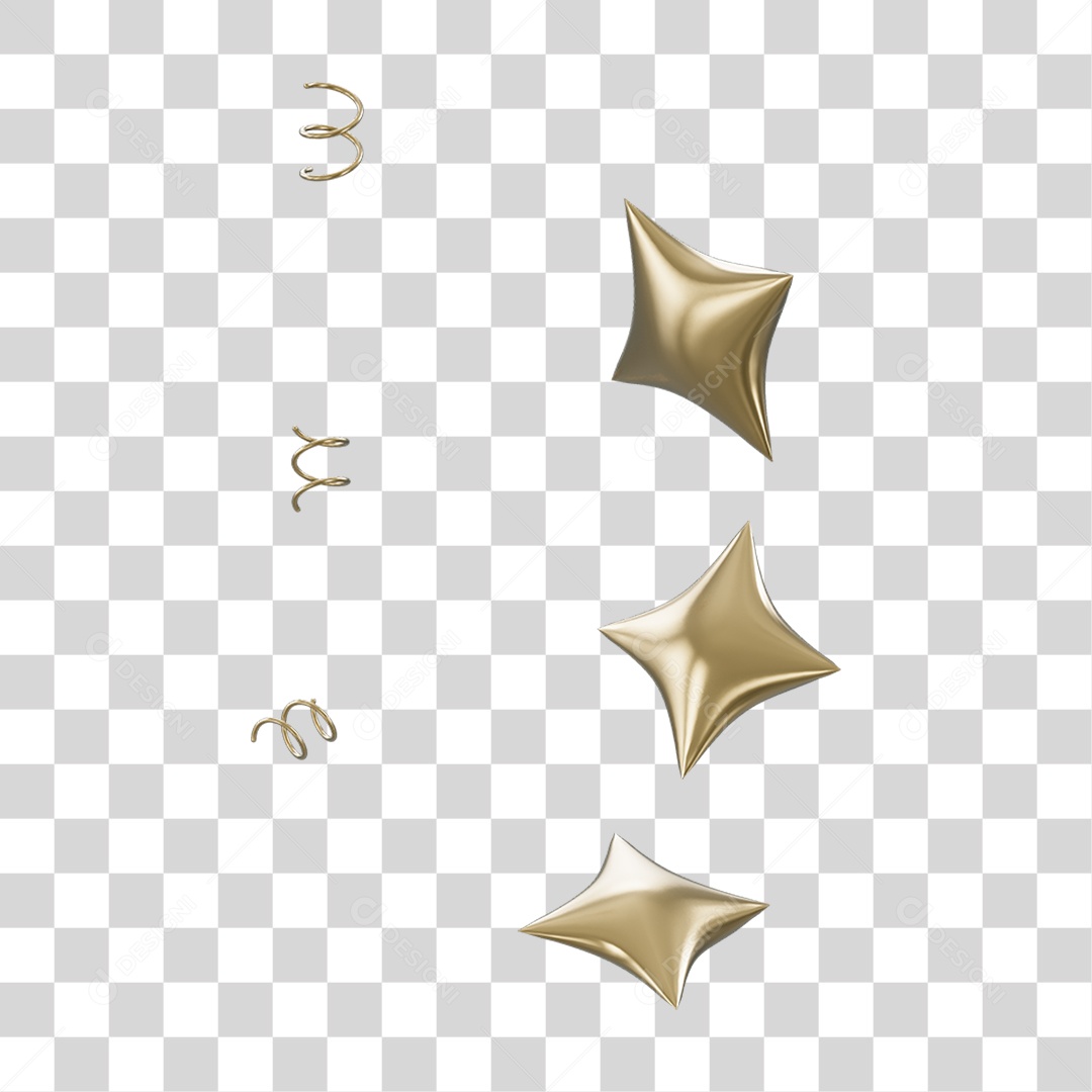 Estrelas Dia dos Namorados PNG Transparente