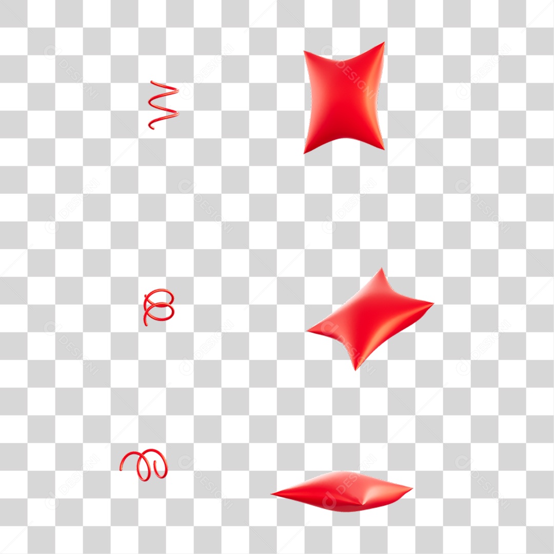 Estrelas Dia dos Namorados PNG Transparente