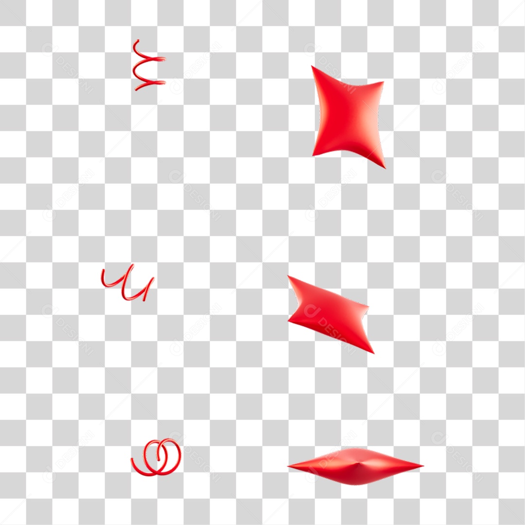 Estrelas Dia dos Namorados PNG Transparente