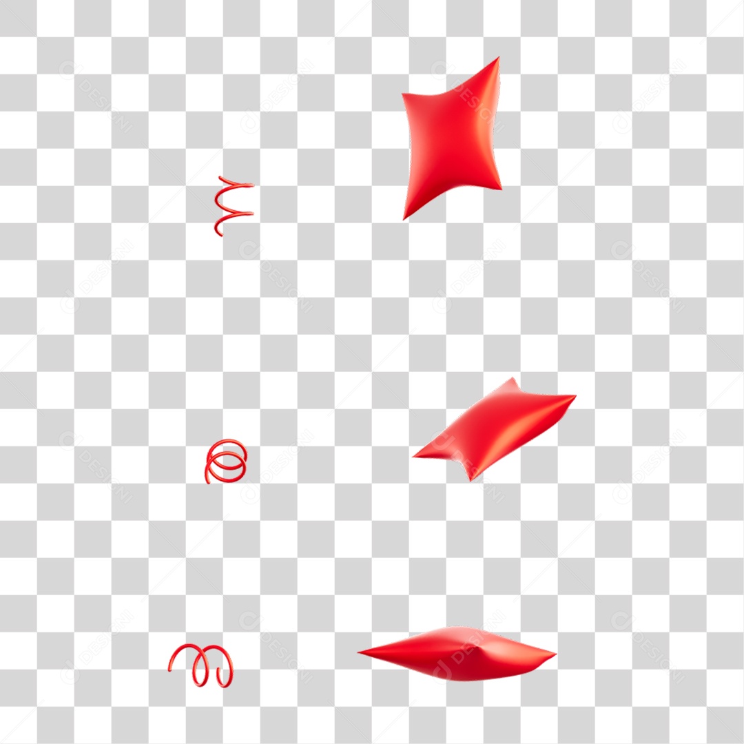 Estrelas Dia dos Namorados PNG Transparente