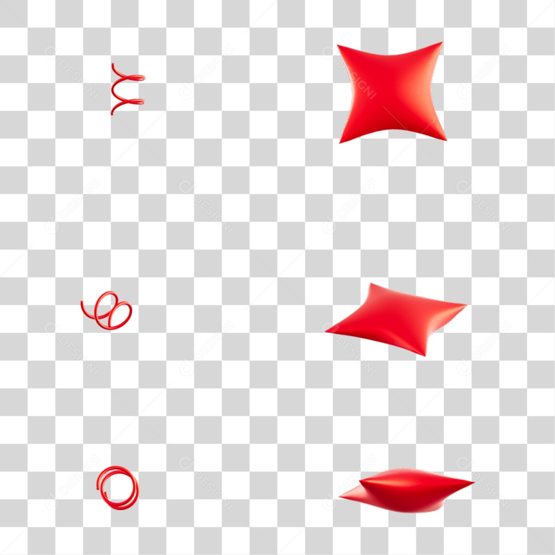 Estrelas Dia dos Namorados PNG Transparente