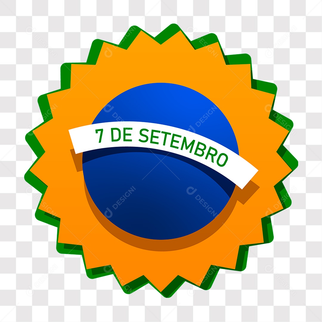 Lettering 7 De Setembro EPS + PNG