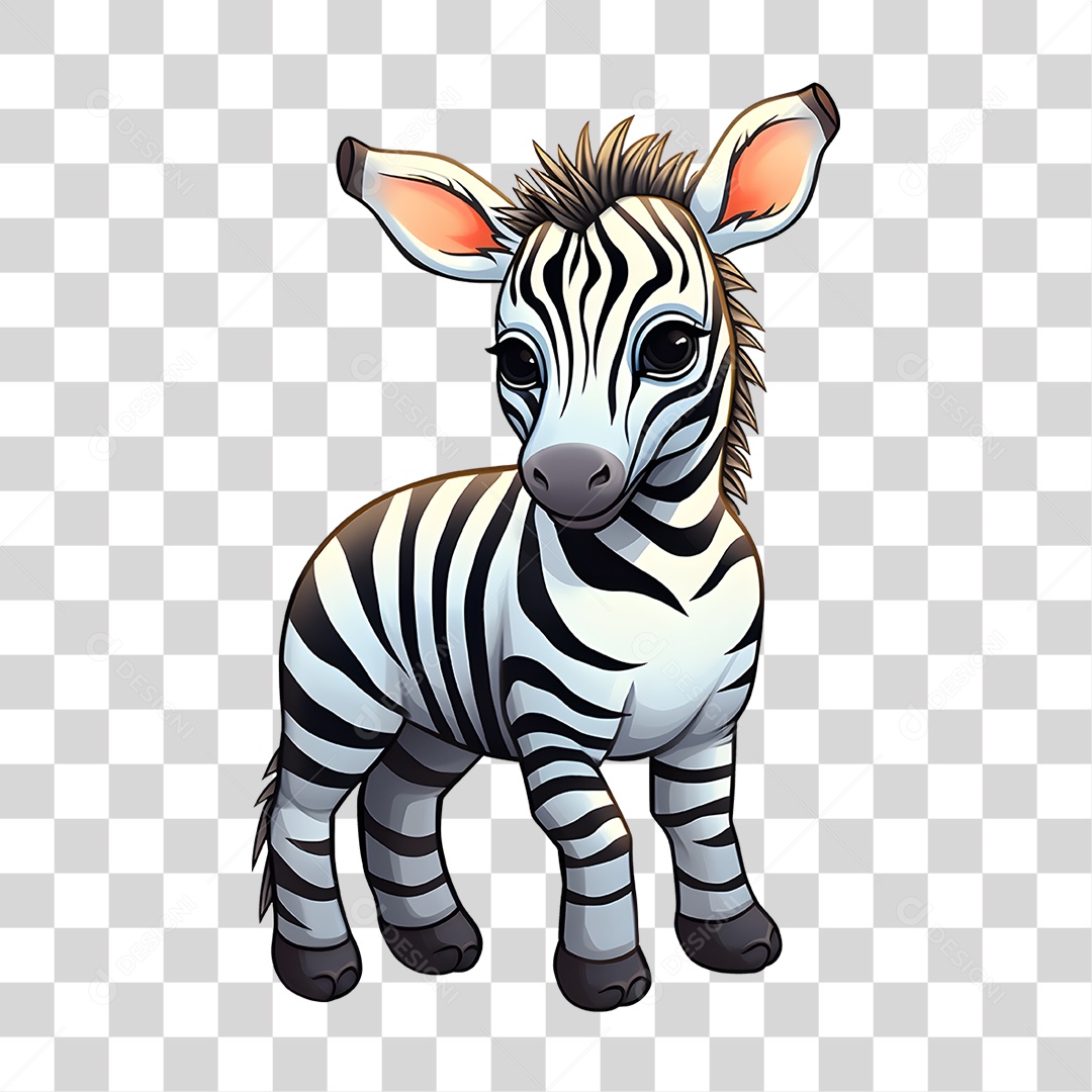 Zebra Bebê Criança PNG Transparente