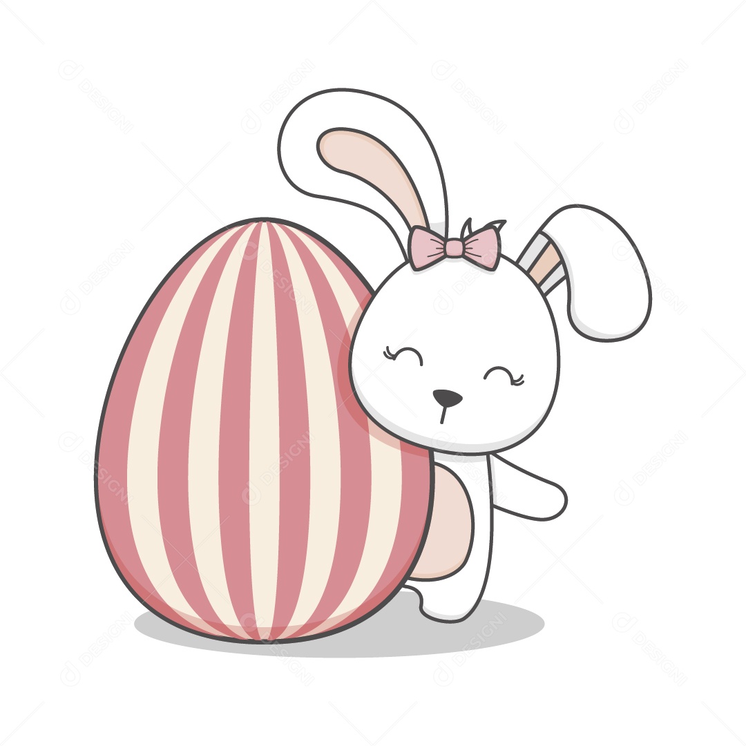 Coelho da Páscoa Ilustração Vetor EPS
