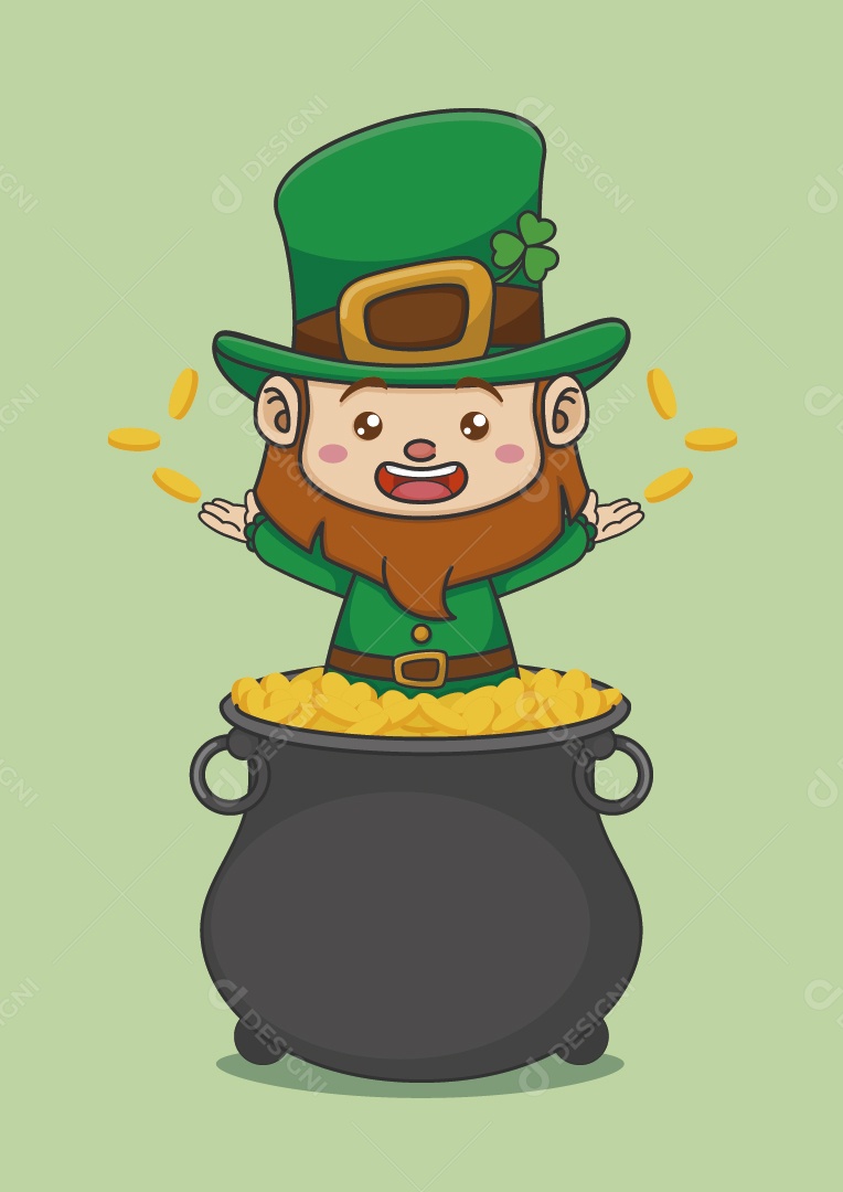 Dia de São Patrício Ilustração Vetor EPS