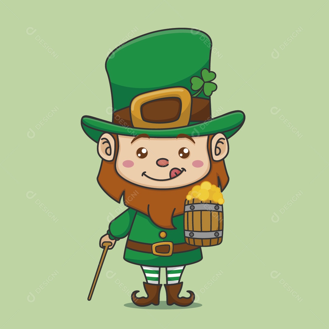 Dia de São Patrício Ilustração Vetor EPS