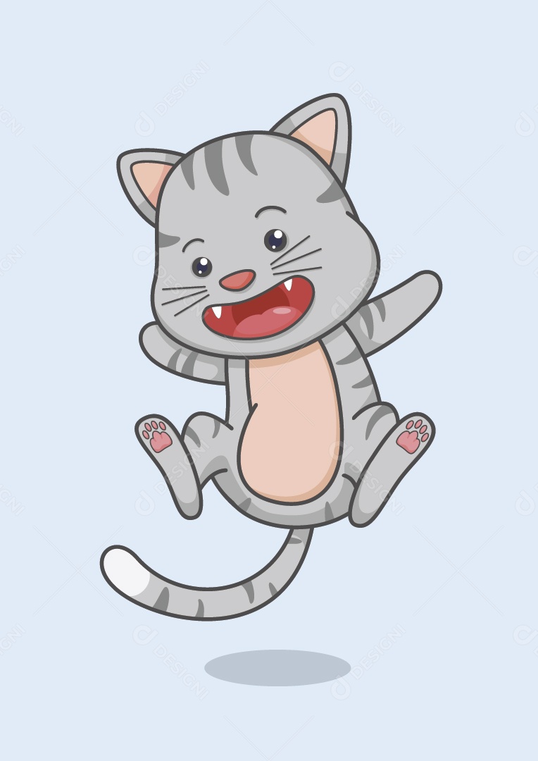 Gato Ilustração Vetor EPS