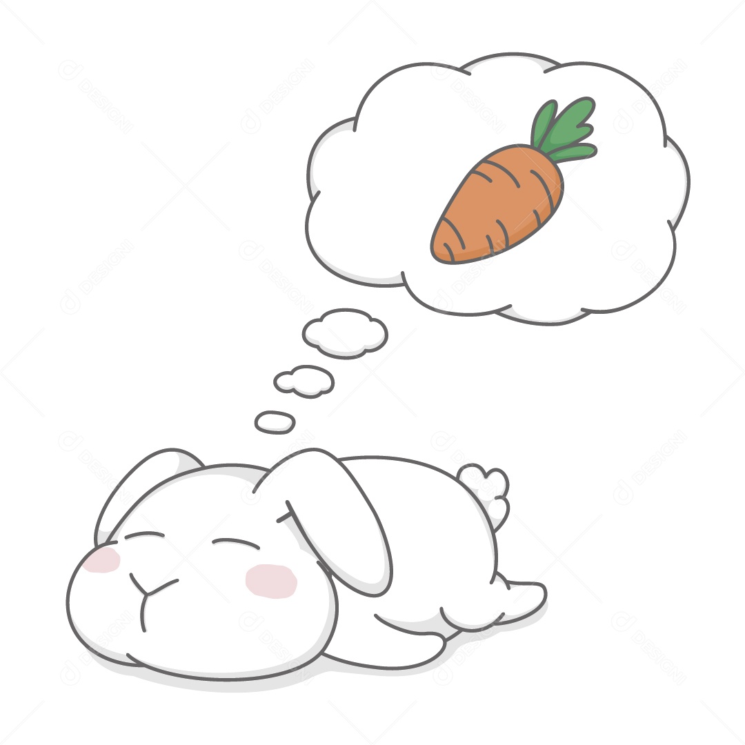 Coelho Ilustração Vetor EPS