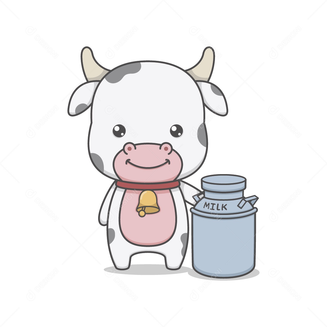 Vaca Ilustração Vetor EPS