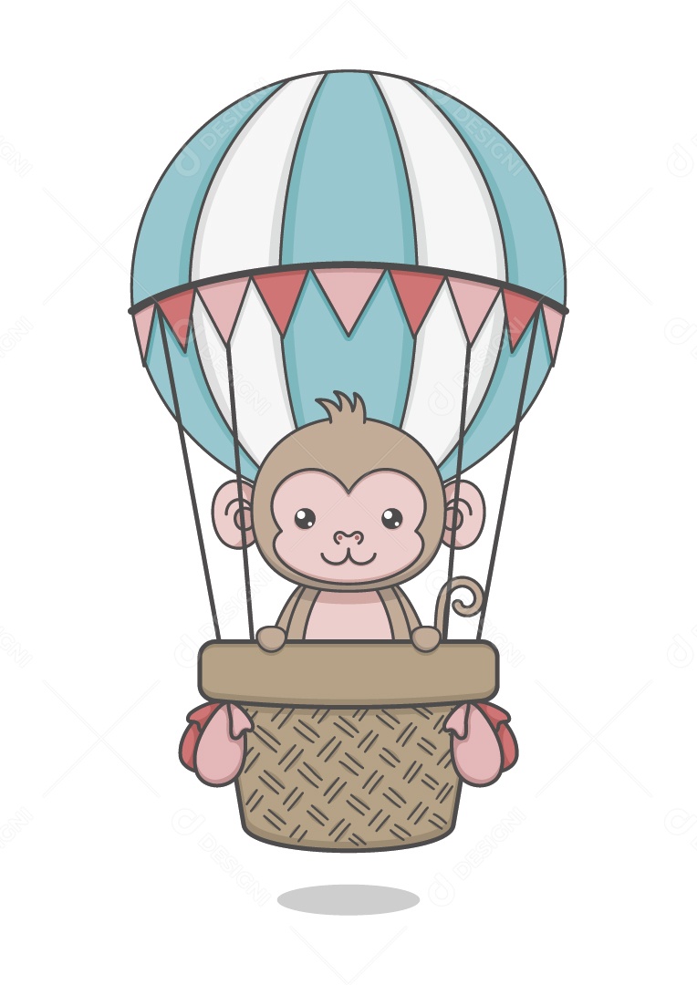 Macaco Ilustração Vetor EPS