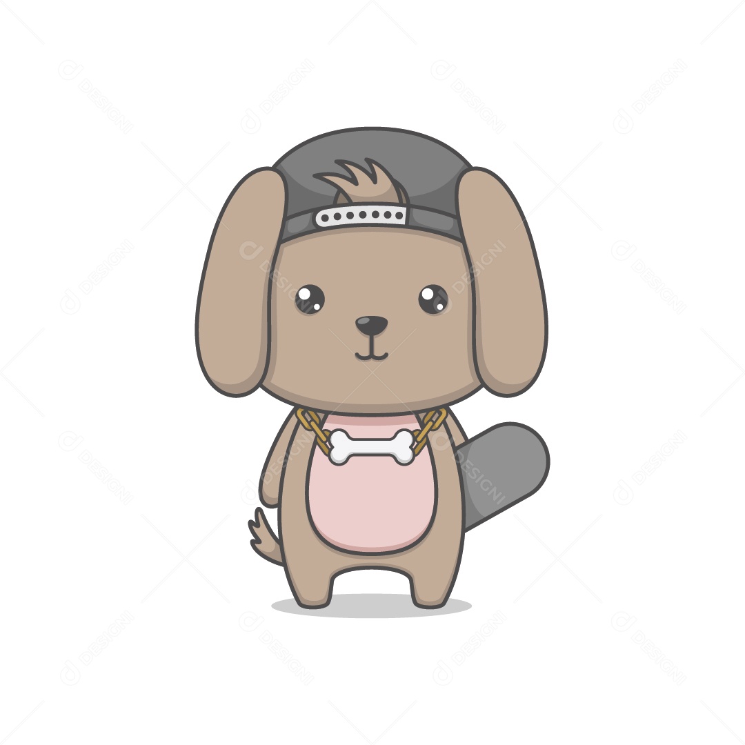 Cachorro Ilustração Vetor EPS