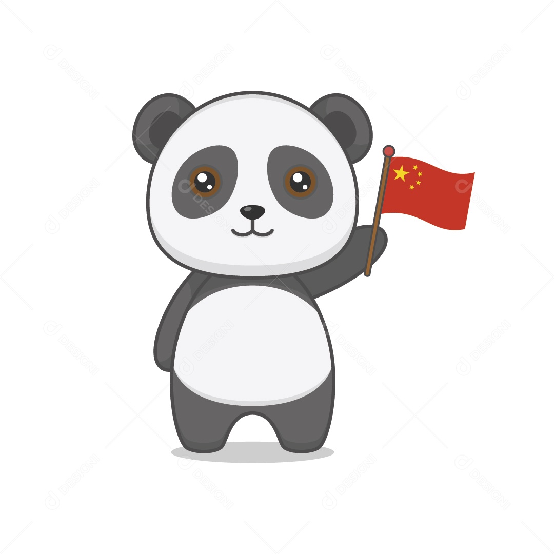 Panda Ilustração Vetor EPS