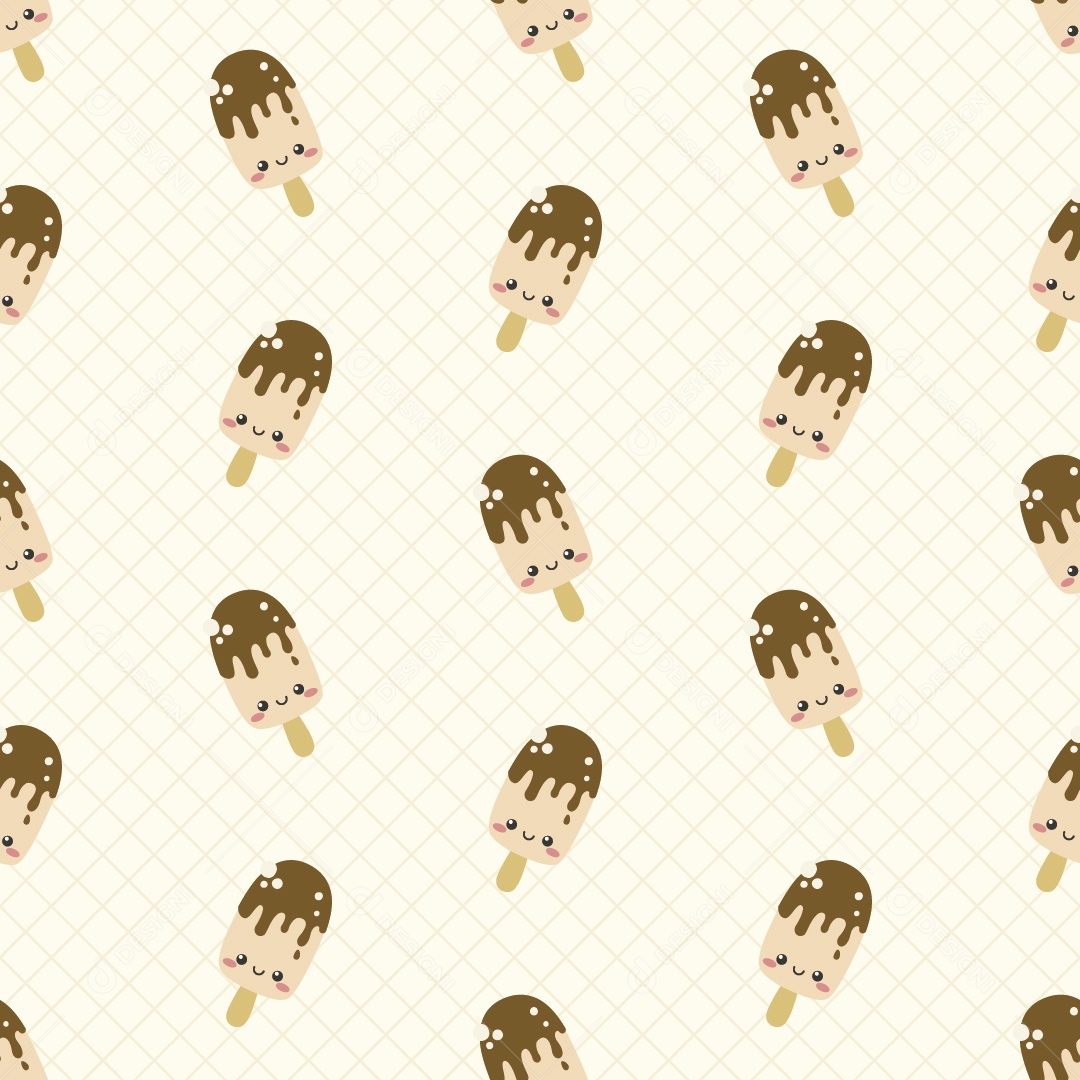 Padrão de Picolé Ilustração Vetor EPS