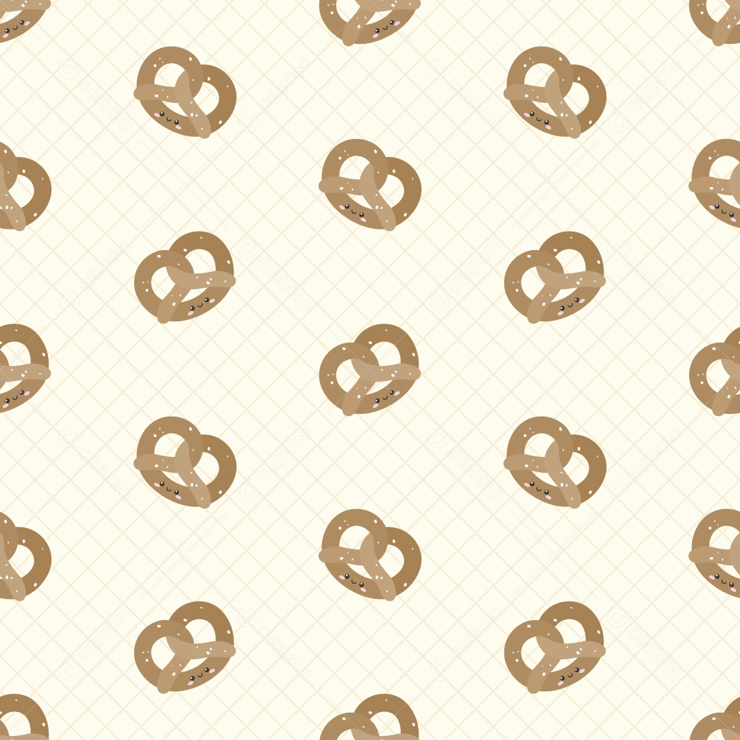 Padrão de Bretzel Ilustração Vetor EPS