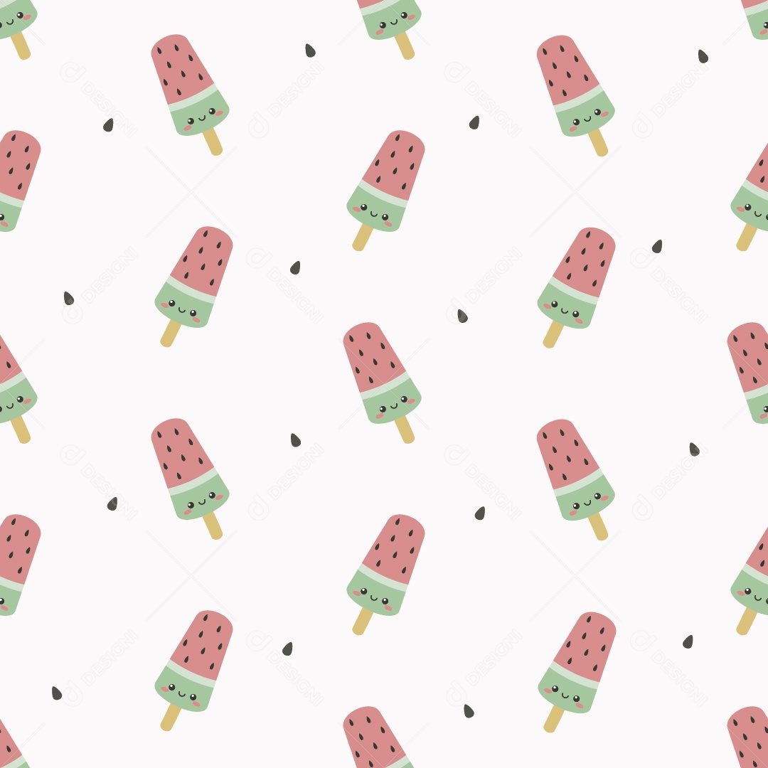 Padrão de Picolé Ilustração Vetor EPS