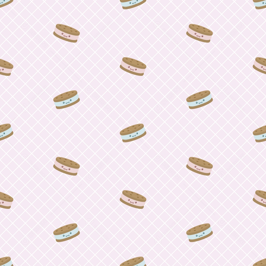 Padrão de Bolacha Ilustração Vetor EPS