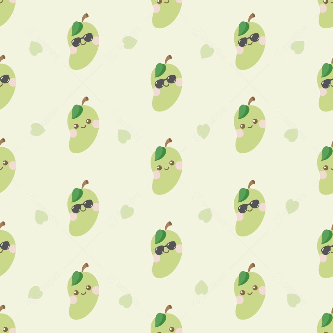 Padrão de Pera Ilustração Vetor EPS