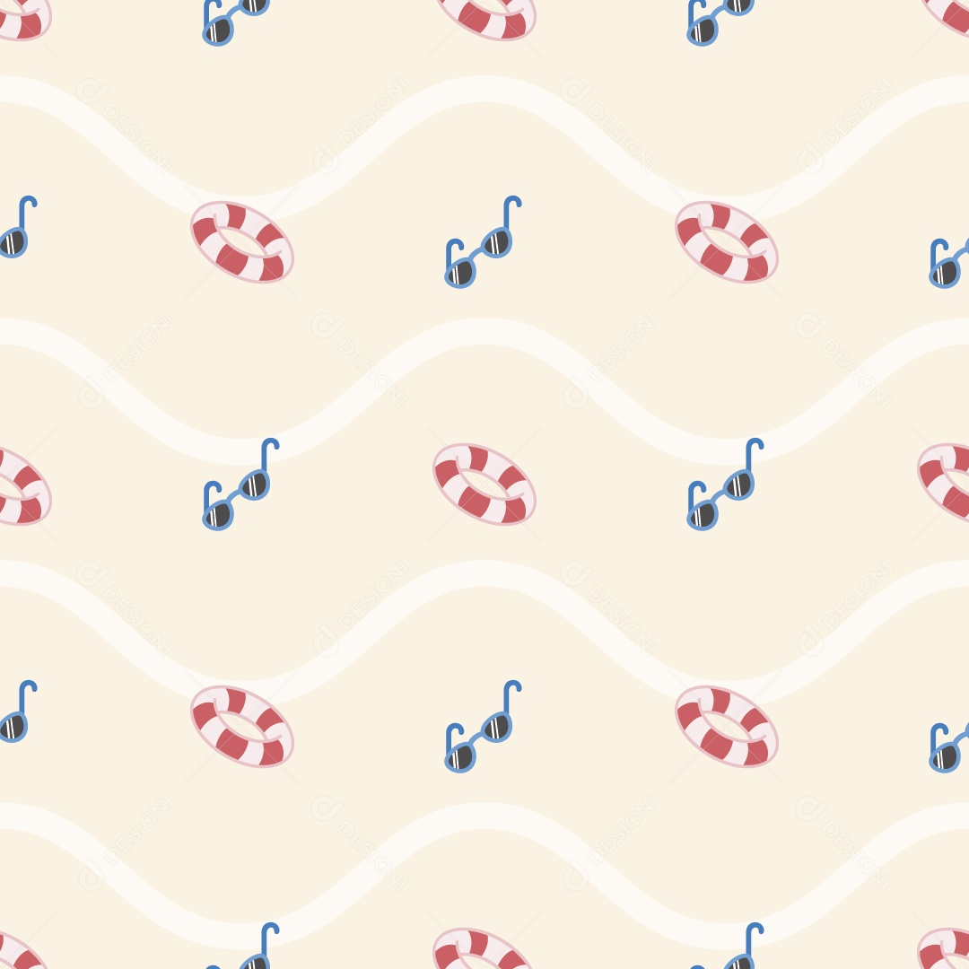 Padrão de Itens de Paria Ilustração Vetor EPS