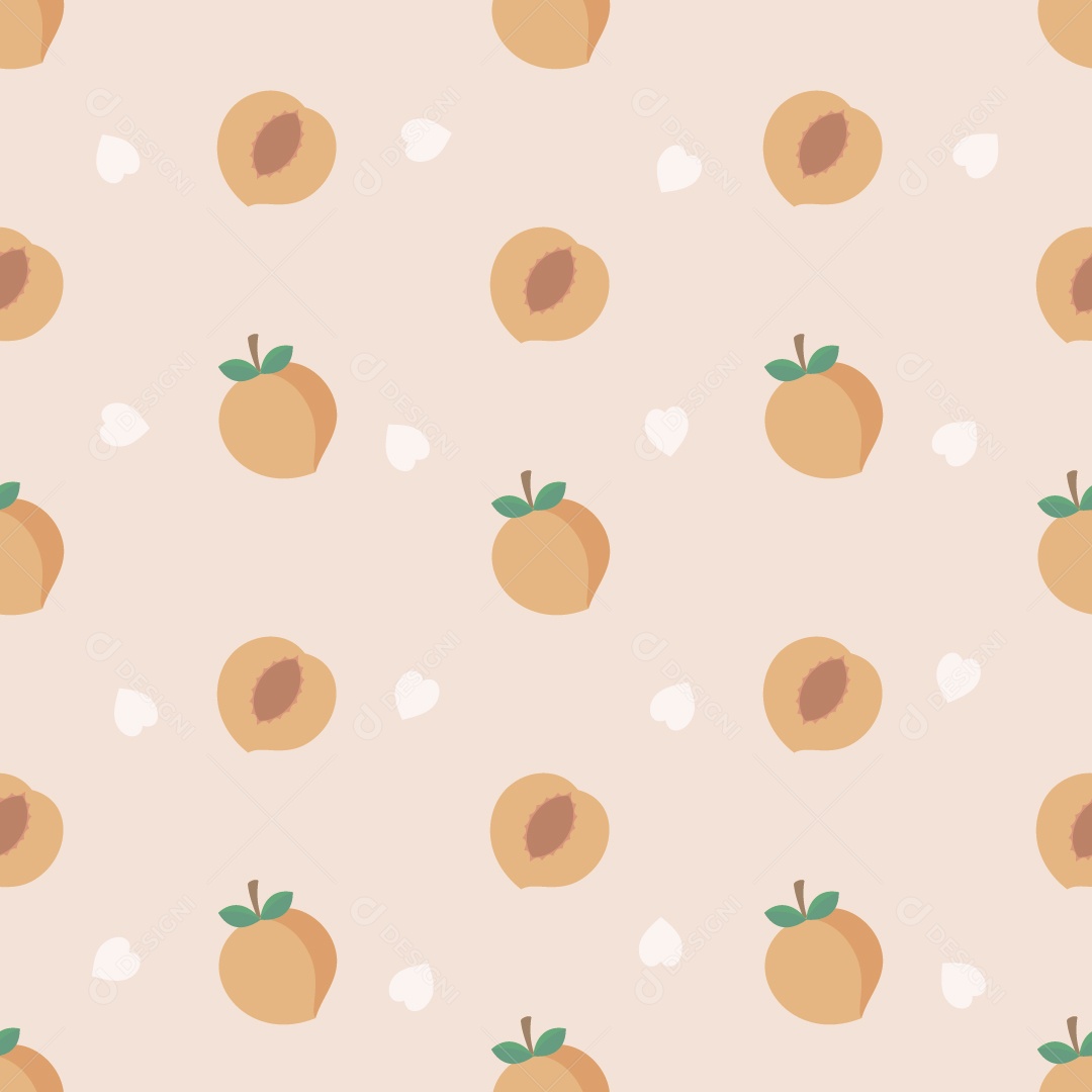 Padrão de Frutas Ilustração Vetor EPS