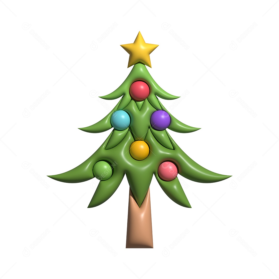 Árvore de Natal Ilustração Vetor EPS