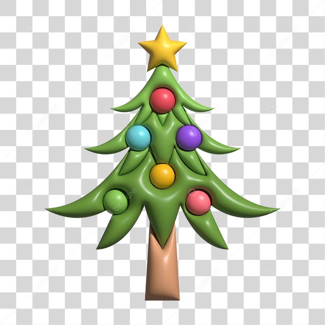 Árvore de Natal PNG Transparente