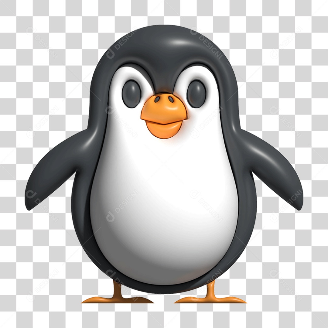 Animal Pinguim PNG Transparente