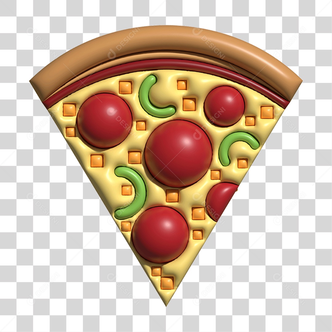 Pedaço de Pizza PNG Transparente