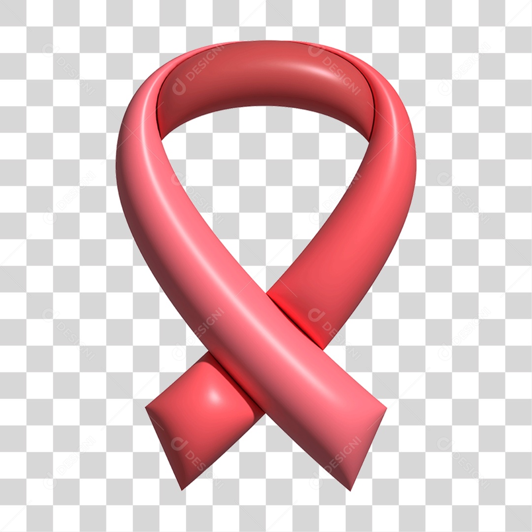 Laço Rosa outubro Rosa PNG Transparente