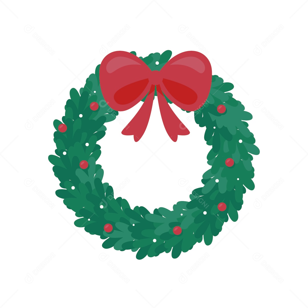 Guirlanda de Natal Ilustração Vetor EPS